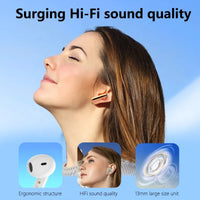 HKM-245139 Wireless Transparent Earphones Bluetooth Earbuds with Custom Features