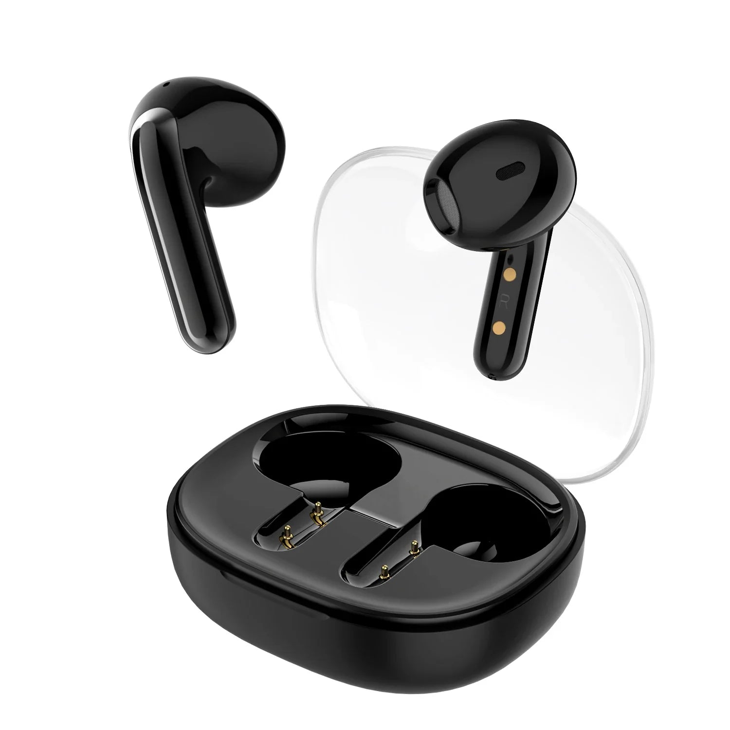 HKM-245139 Wireless Transparent Earphones Bluetooth Earbuds with Custom Features