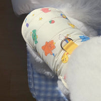 HKM-2451517 Thick Cotton Winter Coat for Small Pets - Casual Polyester Dog Jacket