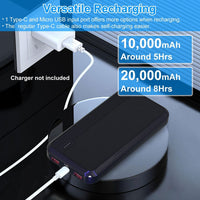 HKM-245203 PD22.5W Fast Charging Power Bank with 10000mAh or 20000mAh Battery Capacity, Type-C USB Cable Included