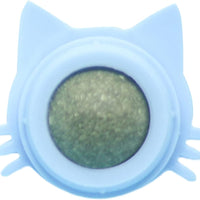 HKM-2454333 Wall-Mounted Catnip Balls for Cats - Natural Dental Chew Toys with Healthy Benefits