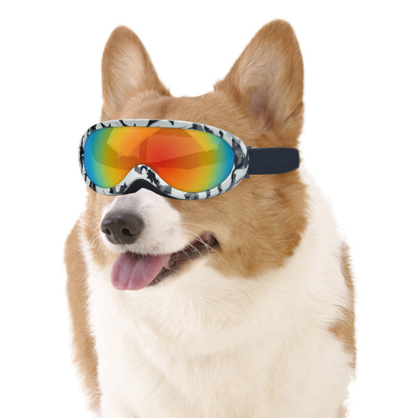 HKM-2454461 Cat Outdoor Windproof Sunglasses - Waterproof and Wear-Resistant PC Glasses for Pets