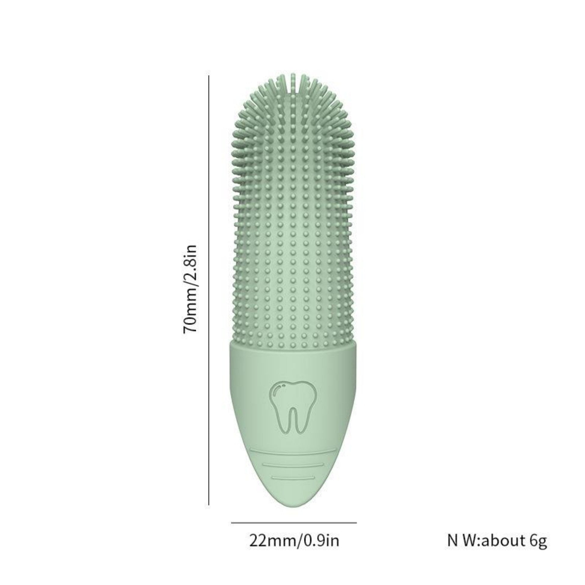 HKM-2454717 Silicone Toothbrush Set for Cats and Dogs in Various Colors