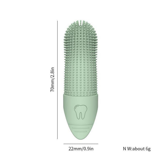 HKM-2454717 Silicone Toothbrush Set for Cats and Dogs in Various Colors