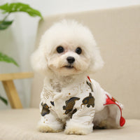 HKM-2455229 New Year's Red Koi Fish Skirt for Pets - Stylish & Comfortable Dog and Cat Clothing