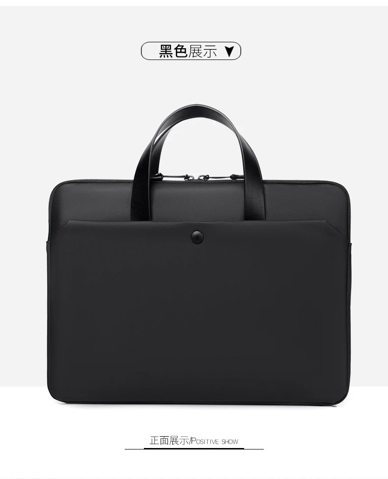 HKM-245523 Large Capacity Briefcase for Office and Conference Use, Storage Laptop Bag for Men