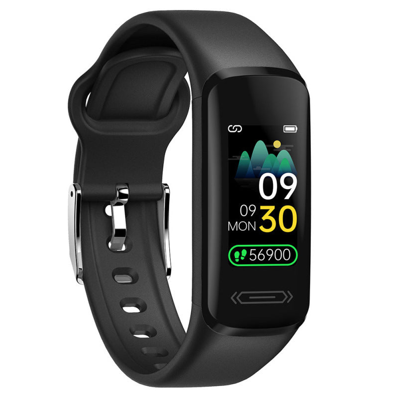HKM-245651 Bluetooth Health Monitoring Pedometer Bracelet, Simple Style, Motion Detection, Black