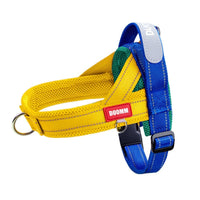 HKM-2456637 Fashionable Non-Constricting Spliced Pet Leash with Reflective Options in Yellow and Red