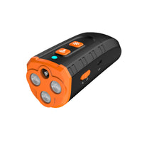 HKM-2457661 Handheld Ultrasonic Dog Trainer - V6 Orange, High-Power Bark Control Device
