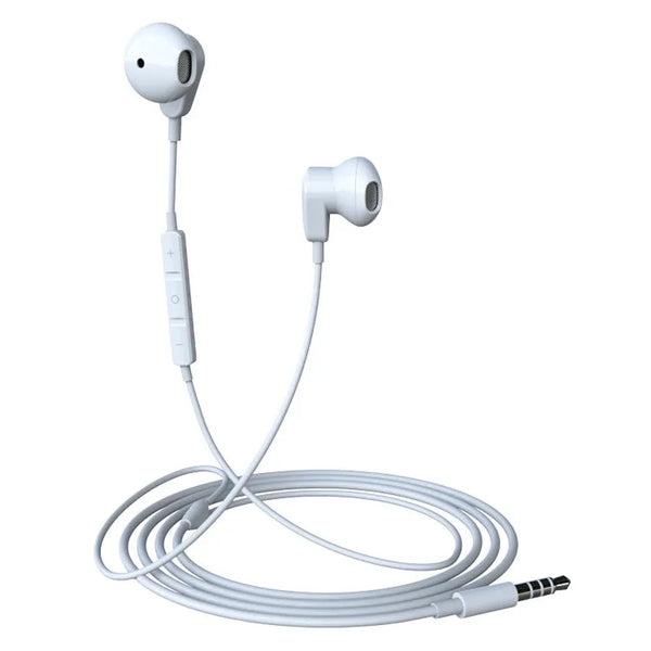 HKM-246035 3.5mm Wired HiFi Earphones with Microphone for iPhone and Samsung Devices
