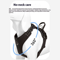 HKM-2461885 Pet Safety Vest with Adjustable Breast Strap and Hand Holding Rope - Available in Purple and Black