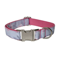 HKM-2462397 Stylish Ink Painting Print Dog Collar and Leash Set with Bow