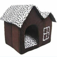 HKM-2462653 Winter Pet Kennel Double Roof Dog House ¨C Durable Cloth with Spacious Design (55x40x42 cm)