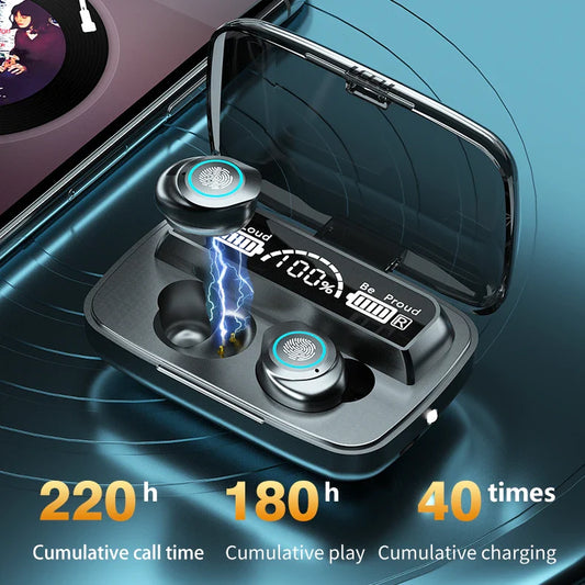 HKM-246291 M17 TWS Wireless Headphones with Touch Control, 9D Stereo Sound, Waterproof Earbuds for Sports and Daily Use