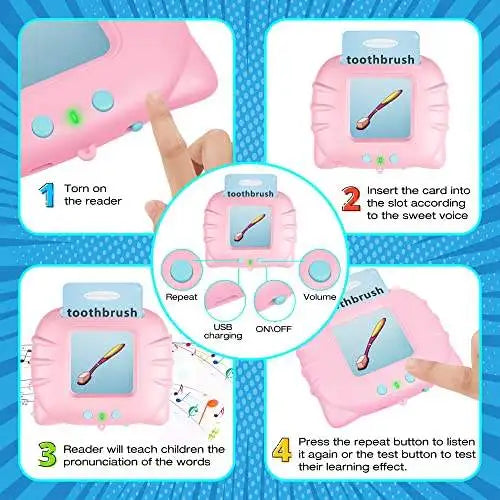 HKM-246419 Intelligent Flash Card Learning Machine for Early Childhood Education with Multiple Language Options