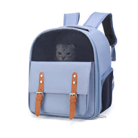 HKM-2464829 Portable Outdoor Pet Backpack with Breathable Design - 45L Capacity in Blue, Beige, Green