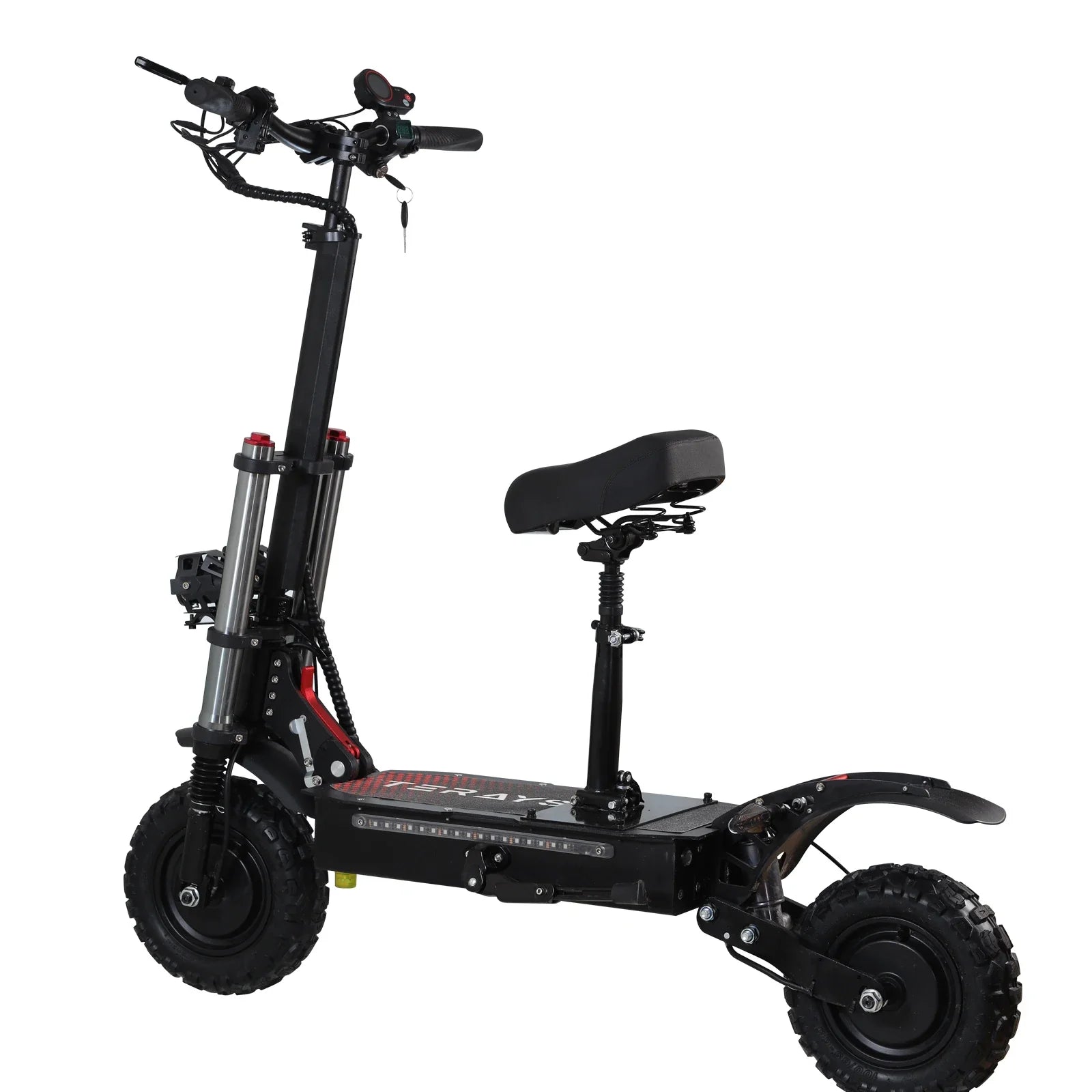 HKM-246483 Dual Motor Electric Scooter with 80-85KM/H Max Speed and 90-100KM Range, 11” Off-Road Tires, Waterproof IPX5