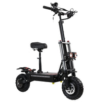 HKM-246483 Dual Motor Electric Scooter with 80-85KM/H Max Speed and 90-100KM Range, 11” Off-Road Tires, Waterproof IPX5