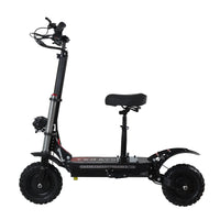 HKM-246483 Dual Motor Electric Scooter with 80-85KM/H Max Speed and 90-100KM Range, 11” Off-Road Tires, Waterproof IPX5