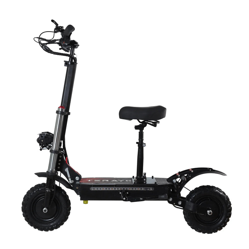 HKM-246483 Dual Motor Electric Scooter with 80-85KM/H Max Speed and 90-100KM Range, 11” Off-Road Tires, Waterproof IPX5