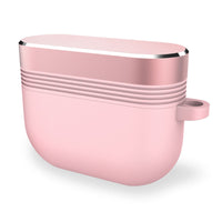 HKM-246483 Silicone and Aluminum Alloy Protective Case for AirPods Pro with Carabiner - 5 Color Options