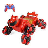 HKM-246547 Transformable Eight-Wheel RC Stunt Car with Hill-Climbing Drive and Lights