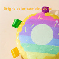 HKM-2465853 Durable Plush Flying Disc Toy for Dogs - Bite-Resistant Outdoor Fun and Dental Health Support