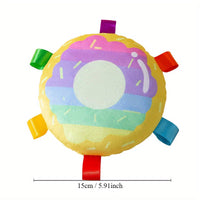 HKM-2465853 Durable Plush Flying Disc Toy for Dogs - Bite-Resistant Outdoor Fun and Dental Health Support