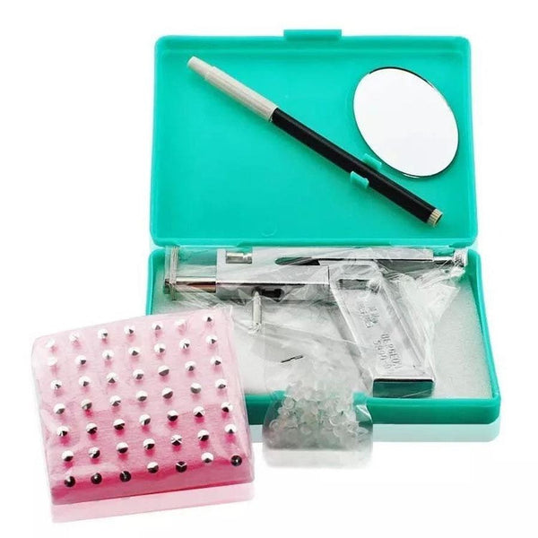 HKM-246611 Professional Ear Piercing Tool Set with Ear Studs and Accessories