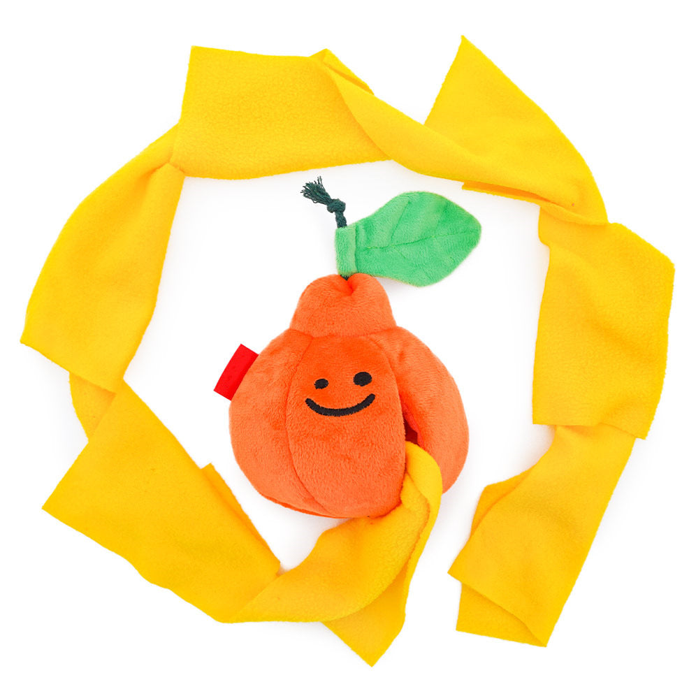 HKM-2468029 Orange Plush Dog Sounding Toy - Sniffing and Play for Dogs
