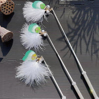 HKM-2469181 Plush Cat Teaser Stick for Engaging Playtime - Multiple Color Options Available