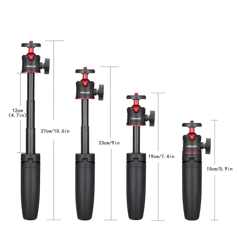 HKM-246995 Desktop Tripod for Smartphones and Micro Cameras, Adjustable ABS & Aluminum Design, Model: MT-08