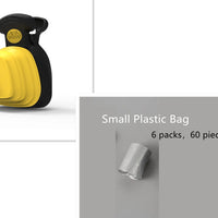 HKM-2470589 Foldable Silicone Poop Bag Dispenser with Travel Spoon for Outdoor Use