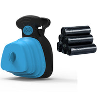 HKM-2470589 Foldable Silicone Poop Bag Dispenser with Travel Spoon for Outdoor Use