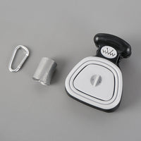 HKM-2470589 Foldable Silicone Poop Bag Dispenser with Travel Spoon for Outdoor Use