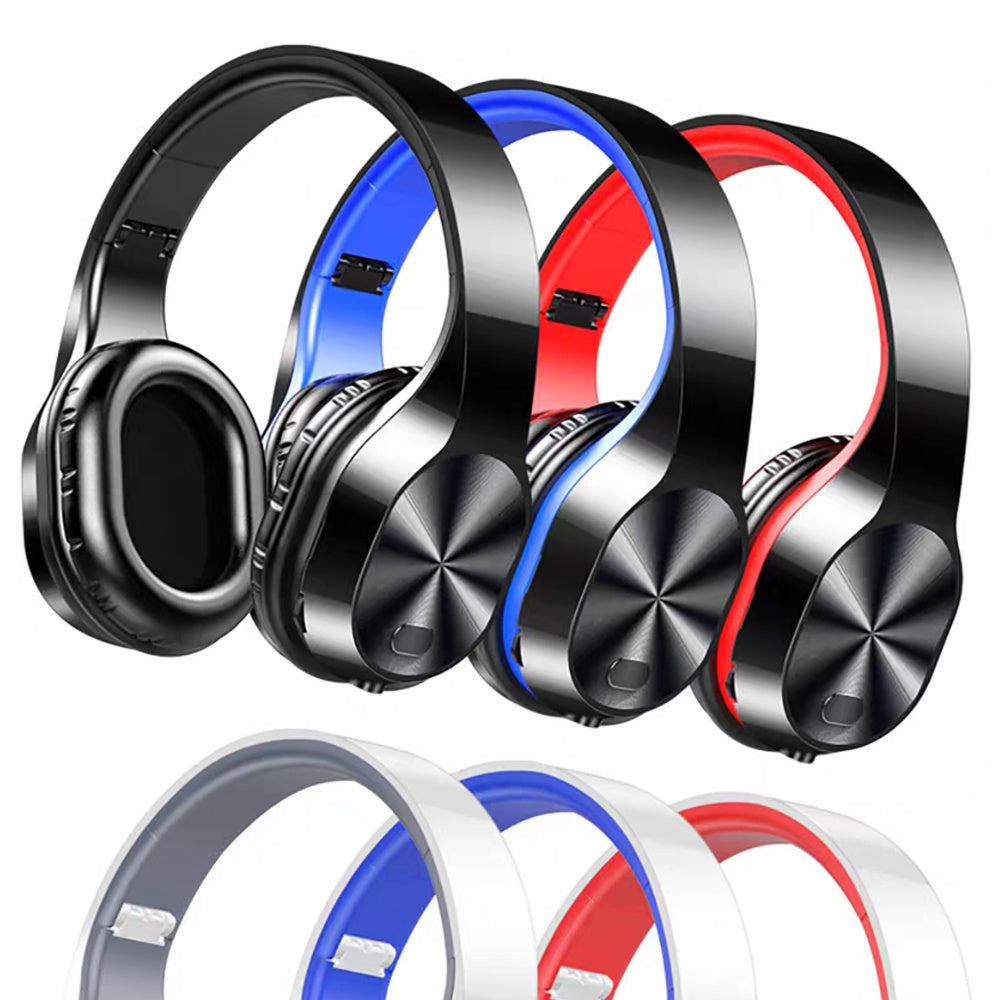 HKM-247187 Bluetooth 5.0 Stereo Wireless Headset with Power Display and Voice Control