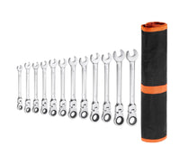 HKM-247315 CR-V Double Head Combination Wrench Set with Metric Torque Spanner and Ratchet Wrench