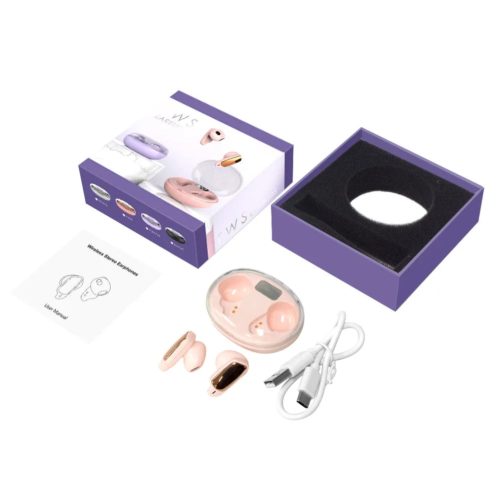 HKM-247443 In-Ear Wireless TWS Headset with Long Battery Life, LED Indicator, and JL Chipset