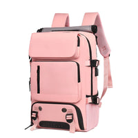 HKM-247507 Waterproof 17 Inch Backpack with Shoe Compartment and USB Port for School and Travel