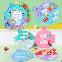 HKM-247571 Toddler Alphabet Quiet Book - Sensory Learning Toy for Autism and Early Education