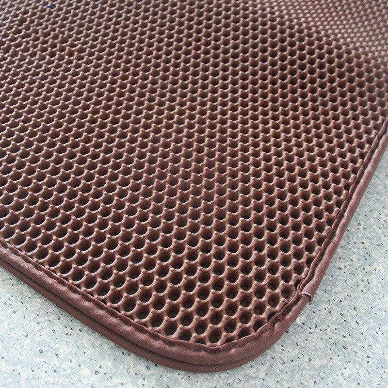 HKM-2475965 Double Layer EVA Splash-proof Cat Litter Filter Pad - 55x70cm, Ideal for Pet Beds and Cages