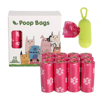 HKM-2476349 Eco-Friendly Dog Poop Bags - Continuous Roll, 23x33cm, 15 Bags per Roll, EPI & HDPE Material