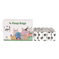 HKM-2476349 Eco-Friendly Dog Poop Bags - Continuous Roll, 23x33cm, 15 Bags per Roll, EPI & HDPE Material