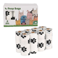 HKM-2476349 Eco-Friendly Dog Poop Bags - Continuous Roll, 23x33cm, 15 Bags per Roll, EPI & HDPE Material