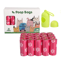 HKM-2476349 Eco-Friendly Dog Poop Bags - Continuous Roll, 23x33cm, 15 Bags per Roll, EPI & HDPE Material