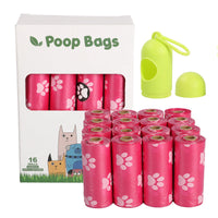 HKM-2476349 Eco-Friendly Dog Poop Bags - Continuous Roll, 23x33cm, 15 Bags per Roll, EPI & HDPE Material