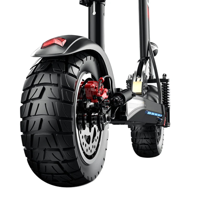 HKM-247635 800W Waterproof Folding Electric Scooter for Adults - 40-60km Range, Max Speed 50km/h, LED Lights, 150kg Capacity
