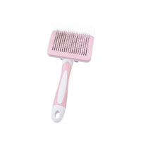 HKM-2477373 Self-Cleaning Slicker Brush for Dogs and Cats - Efficient Pet Hair Removal for All Coat Types