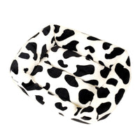 HKM-2478141 Cow Print Medium to Large Dog Pet Bed ¨C Comfortable Cloth Design for Your Furry Friend
