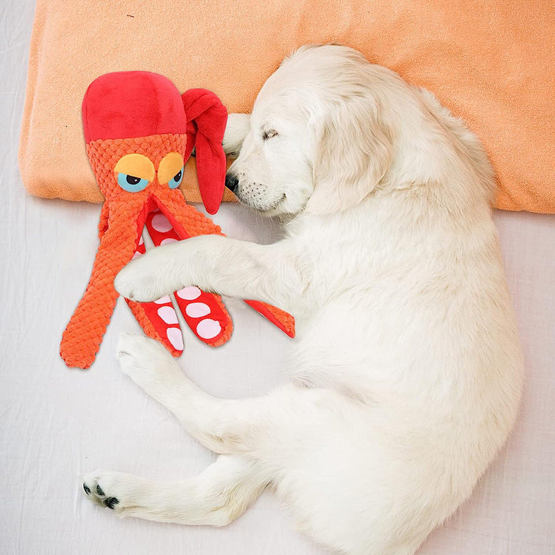 HKM-248211 Plush Octopus Dog Puzzle Toy - Educational and Fun Pet Playtime